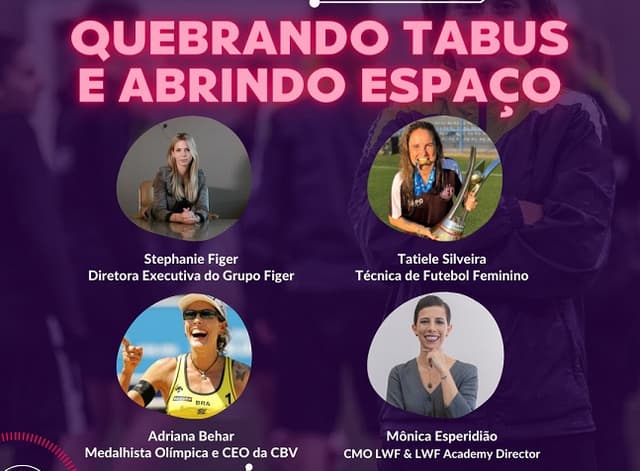 Webinar virtual “Quebrando Tabus e abrindo Espaços”