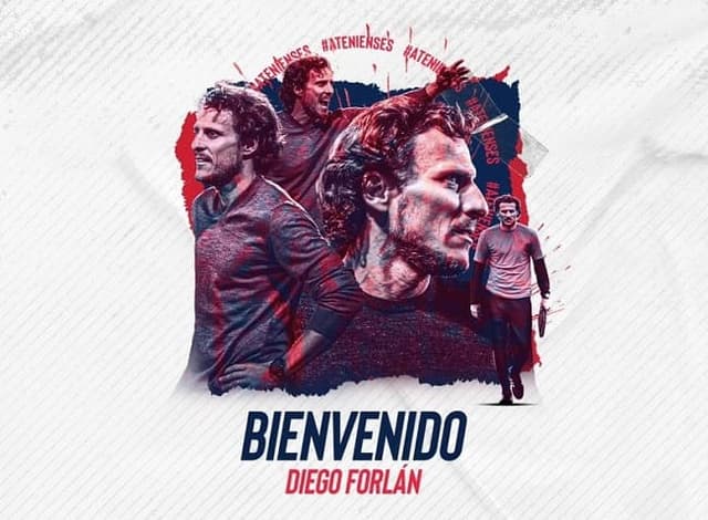 Diego Forlán no Atenas