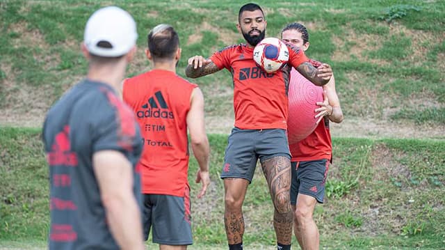 Treino do Flamengo - Gabigol