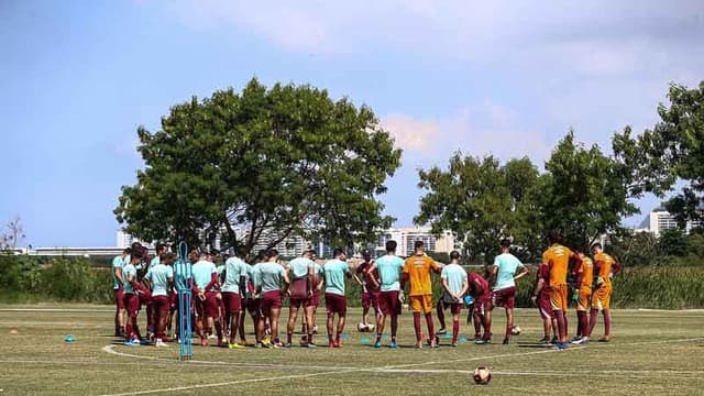 Treino Fluminense - elenco