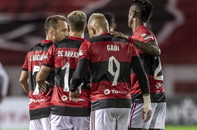 Flamengo x Bangu - Gabigol, Bruno Henrique, Arrascaeta e Everton Ribeiro