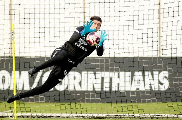 Cássio - Treino Corinthians