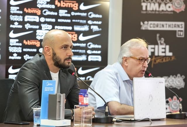 Coletiva - Alessandro e Roberto de Andrade - Corinthians