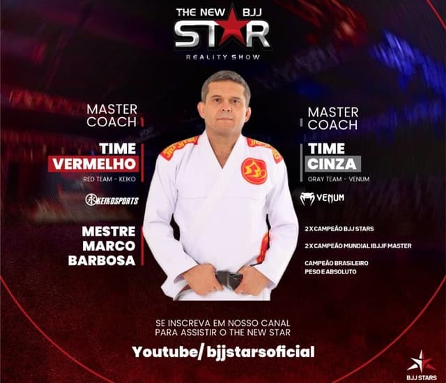 Barbosinha irá treinar os dois times na semana inicial do reality show "The New Star"