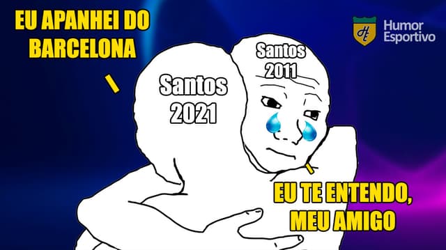 Meme: Santos 0 x 2 Barcelona