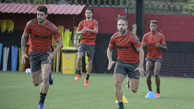 Gustavo Henrique e Diego - Flamengo