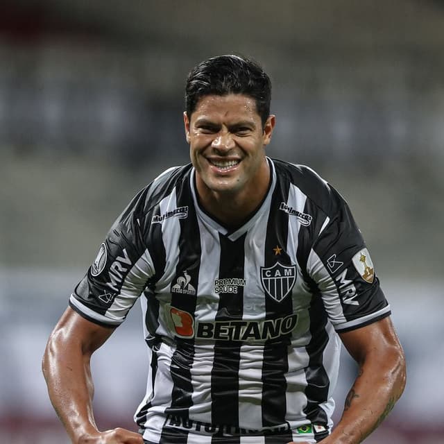 Hulk marca dois gols na goleada do Atlético contra o Cerro Porteño (Foto: Pedro Souza Atlético)