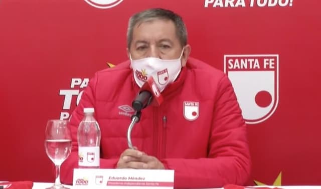 Eduardo Méndez, presidente do Independiente Santa Fe