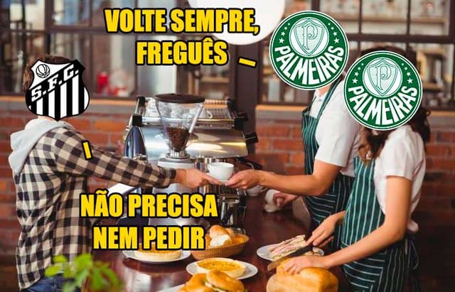 Meme: Palmeiras x Santos