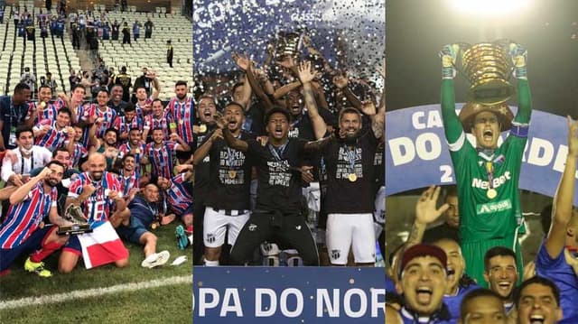 Montagem - Campeões Copa do Nordeste