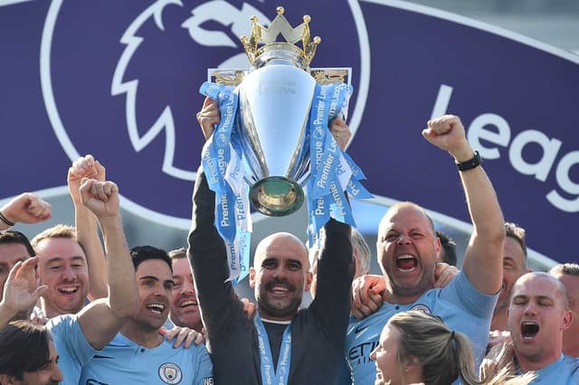 Guardiola - Troféu Premier League