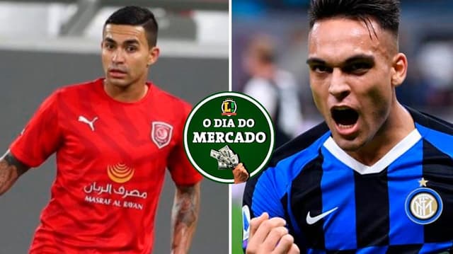 DUDU (AL DUHAIL) E LAUTARO MARTINEZ.