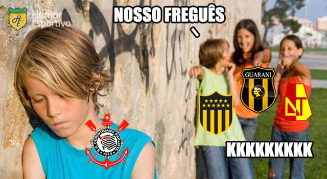 Meme: Corinthians eliminado Sul-Americana