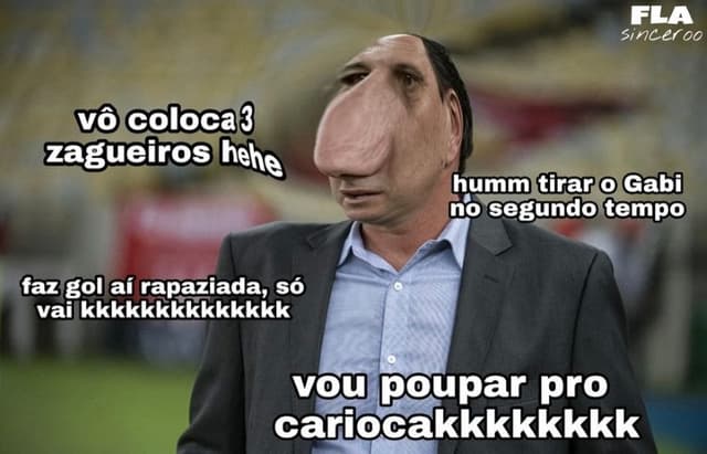 Meme: Flamengo 2 x 2 LDU