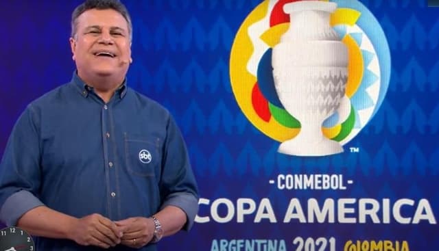 Copa América no SBT - Téo José