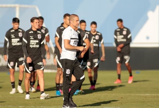 Sylvinho - Treino Corinthians