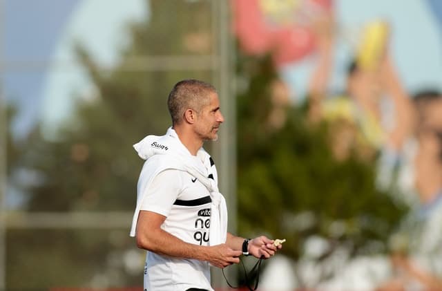 Sylvinho - Treino Corinthians