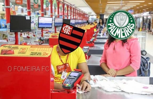 Meme: Palmeiras x Flamengo