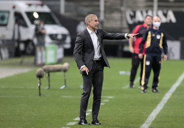 Sylvinho - Corinthians x Atlético-GO