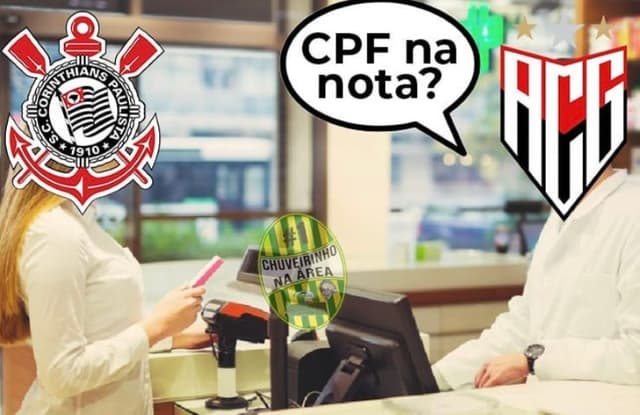 Meme: Corinthians 0 x 2 Atlético-GO