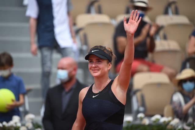 Elina Svitolina em Roland Garros