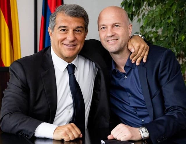 Laporta e Jordi Cruyff