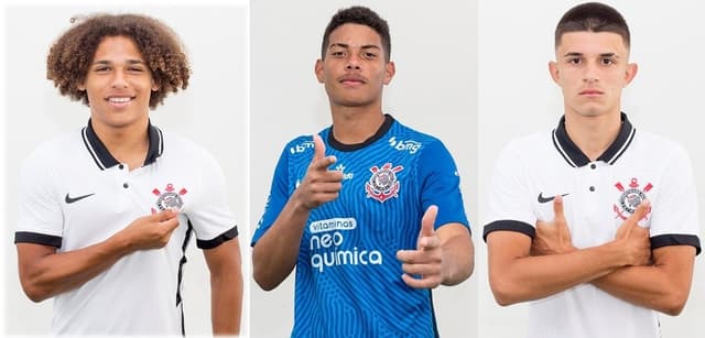 Guilherme Biro, Kauê e Leo Mana - Corinthians