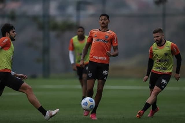 O time atleticano está na fase final de preparação para encarar o São Paulo, no Mineirão