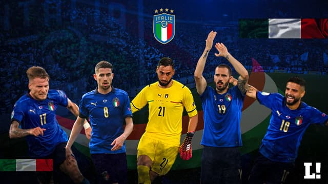 Italia - Bonucci, Jorginho, Donnarumma, Isigne e Imobille