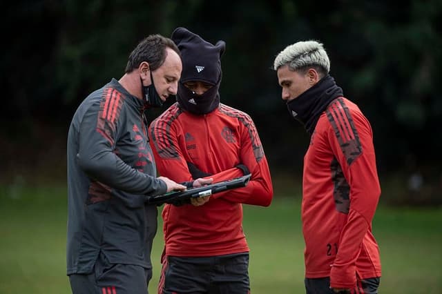 Treino do Flamengo - Caxias