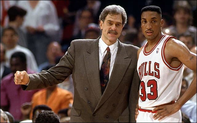 Phil Jackson e Scottie Pippen