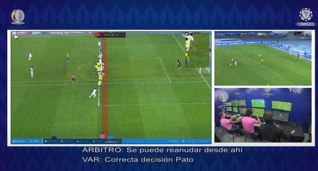 Conmebol - VAR - Brasil x Chile