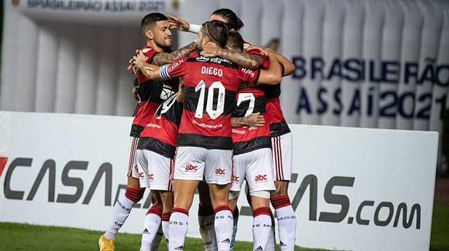 Bahia x Flamengo - Comemoração Flamengo