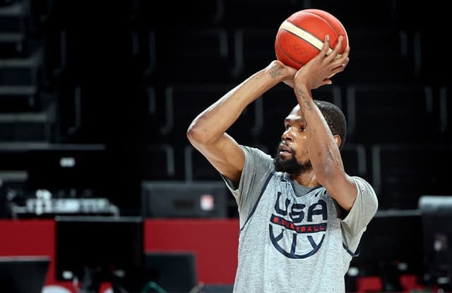 Kevin Durant atuando pelo Team USA