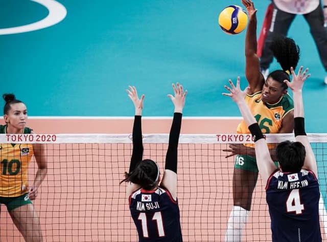 Brasil x Coreia do Sul - vôlei feminino