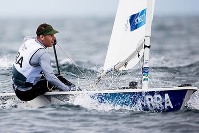 Robert Scheidt em ação nas Olimpíadas de Tóquio (Foto: World Sailing)