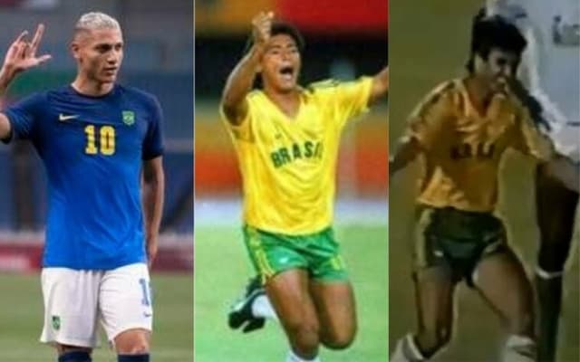 Richarlison, Romário e Bebeto