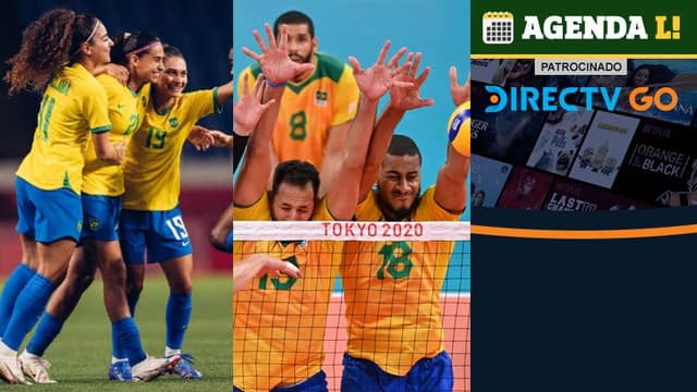 seleção feminina de futebol e masculina de voleibol