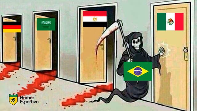 Meme: Brasil x Egito