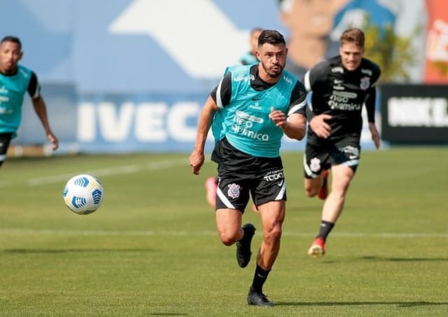 Giuliano - Treino Corinthians