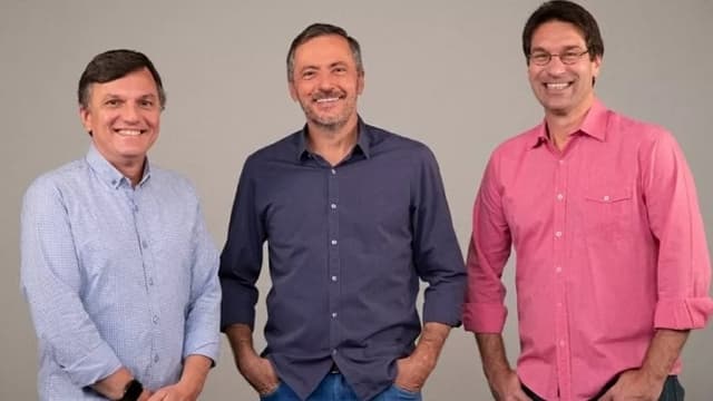 Mauro Cezar, Vladir Lemos e Arnaldo Ribeiro