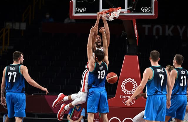 França x Eslovênia no basquete masc