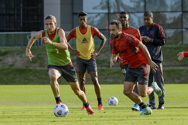 Flamengo - Everton Ribeiro e Filipe Luís