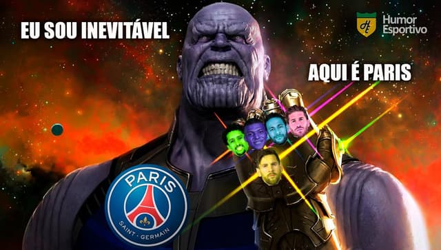 Meme: Messi no PSG