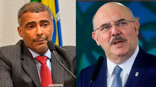 Romário e Milton Ribeiro, Ministro da Educação