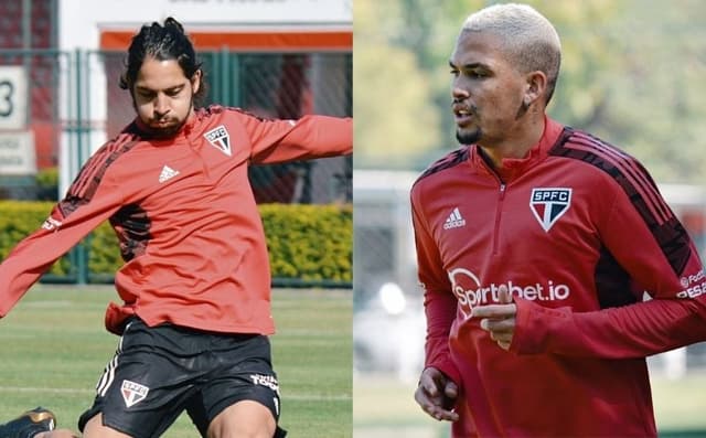 Benítez e Luciano treinaram com bola nesta quinta-feira