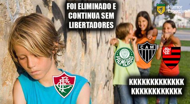 Meme: Fluminense eliminado da Libertadores