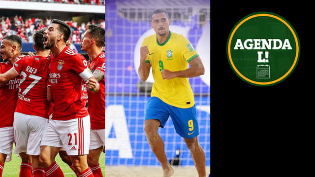 Agenda! Benfica e Seleção de futebol de Areia