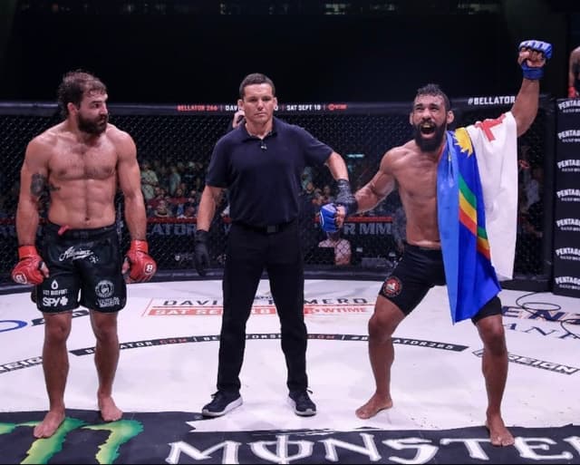 Em sua segunda luta pelo Bellator, Fabio Aguiar saiu vencedor na decisão unânime dos juízes