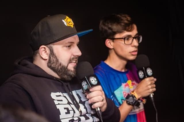 Bruno Clash em ação como caster de Brawl Stars — Foto: Arquivo Pessoal